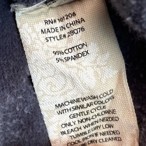 Soft Surroundings Hoodie Large Tie-Dye Gray &  Light Teal - Picture 6 of 8